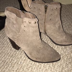 Suede booties from Nordstrom rack